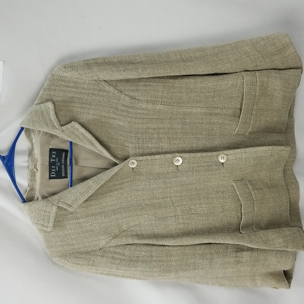 Bergdorf Goodman Dei Tre Italian Linen Blazer